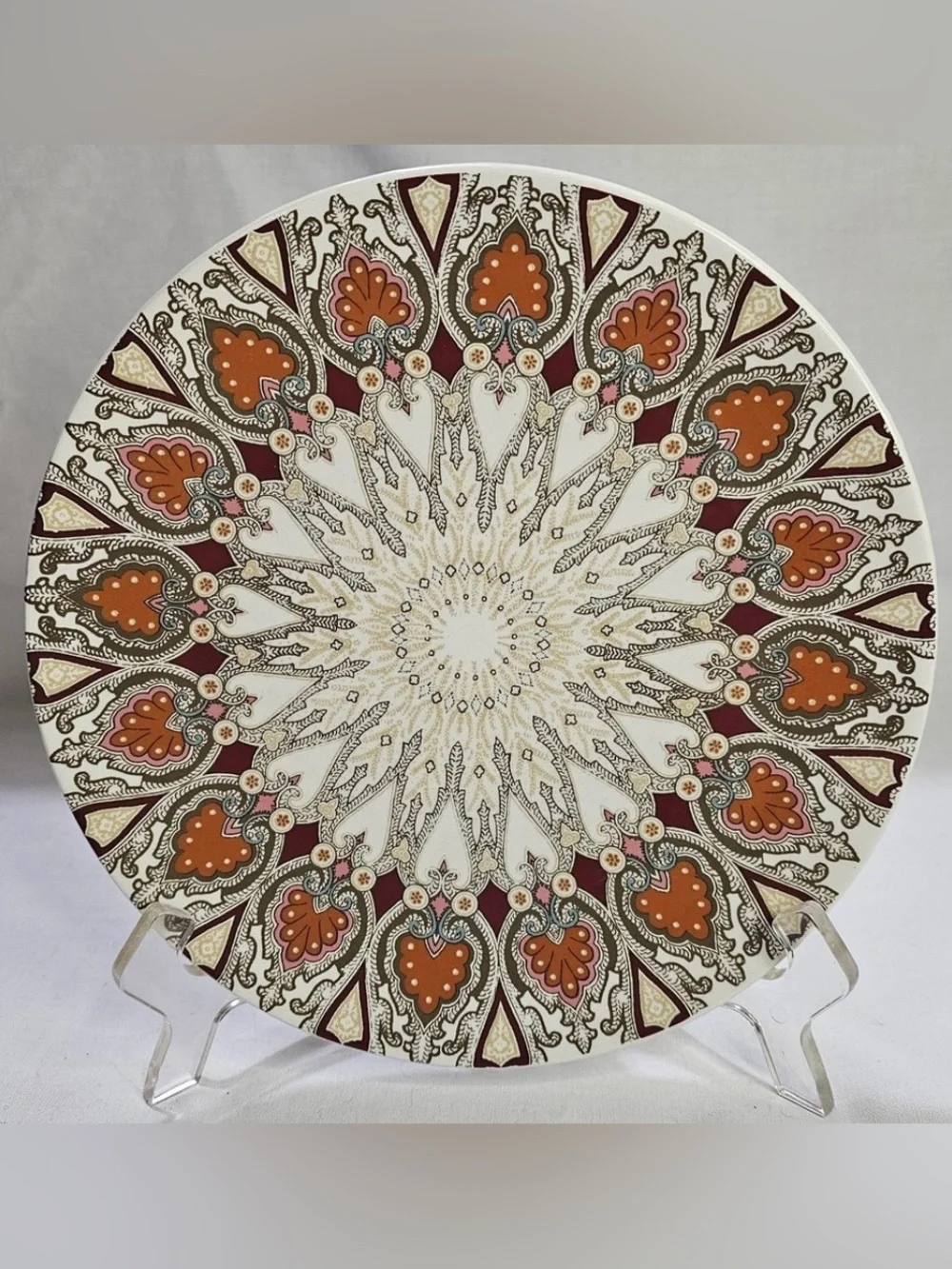 Pottery Barn 2 PAISLEY BROWN 8.75
